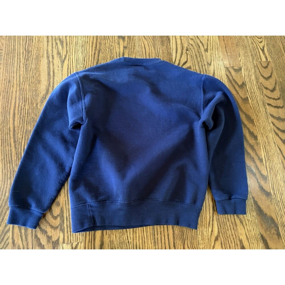 Knotts Berry Farm Amusement Park Peanuts Snoopy Sweatshirt Size Med 10-12 Navy - Picture 6 of 6